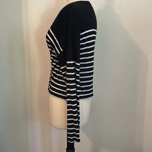 La Ligne x 2 Bundle Striped Long Sleeve T Shirts S / M - Picture 11 of 14